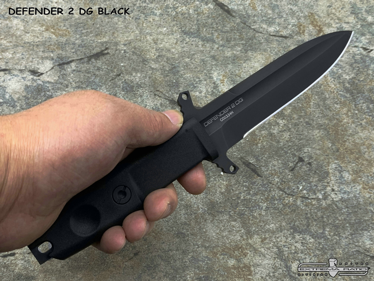 EXTREMA RATIO 极端武力Defender 2 DG Black 防御者2 护手版黑色战术直刀COD.04.1000.0489/BLK（暂无现货）